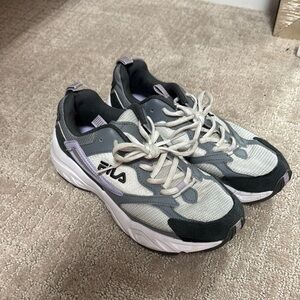 FILA Gray and Black Sneakers